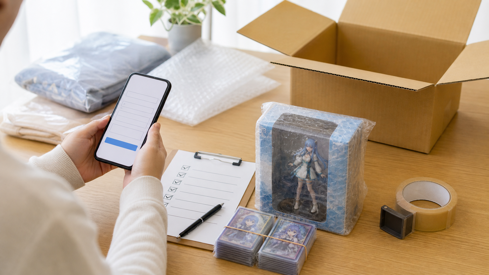 買取申し込み前に準備するイメージ